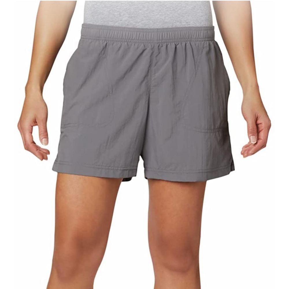 Columbia womens sandy river short. NWT small grey. UPF 30